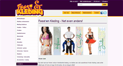 Desktop Screenshot of feestenkleding.nl
